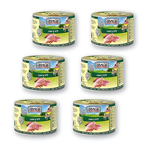 Mac's Cat Katzenfutter Lamm & Pute Nassfutter Dosen 6x200g getreidefrei von MAC's