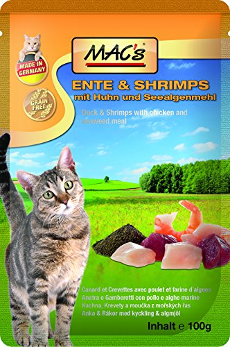 Mac's Ente & Shrimps mit Huh und Seealgenmehl 12 x 100 g von MAC's