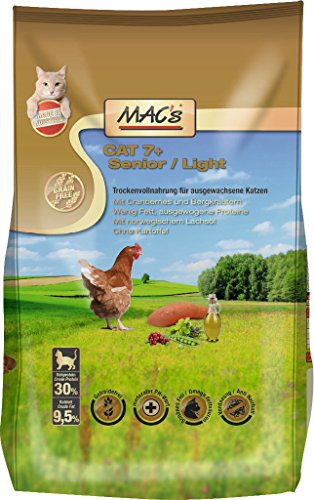 Mac's Katzenfutter getreidefrei 7+ Senior/Light, 1.5 kg von MAC's