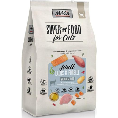 Mac's Katzenfutter getreidefrei Adult Lachs & Forelle, 7 kg Mac's Katzenfutter getreidefrei Adult Lachs & Forelle, 7 kg von MAC's