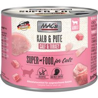 Sparpaket MAC´s Cat 12 x 200 g - Kalb & Pute von MAC's