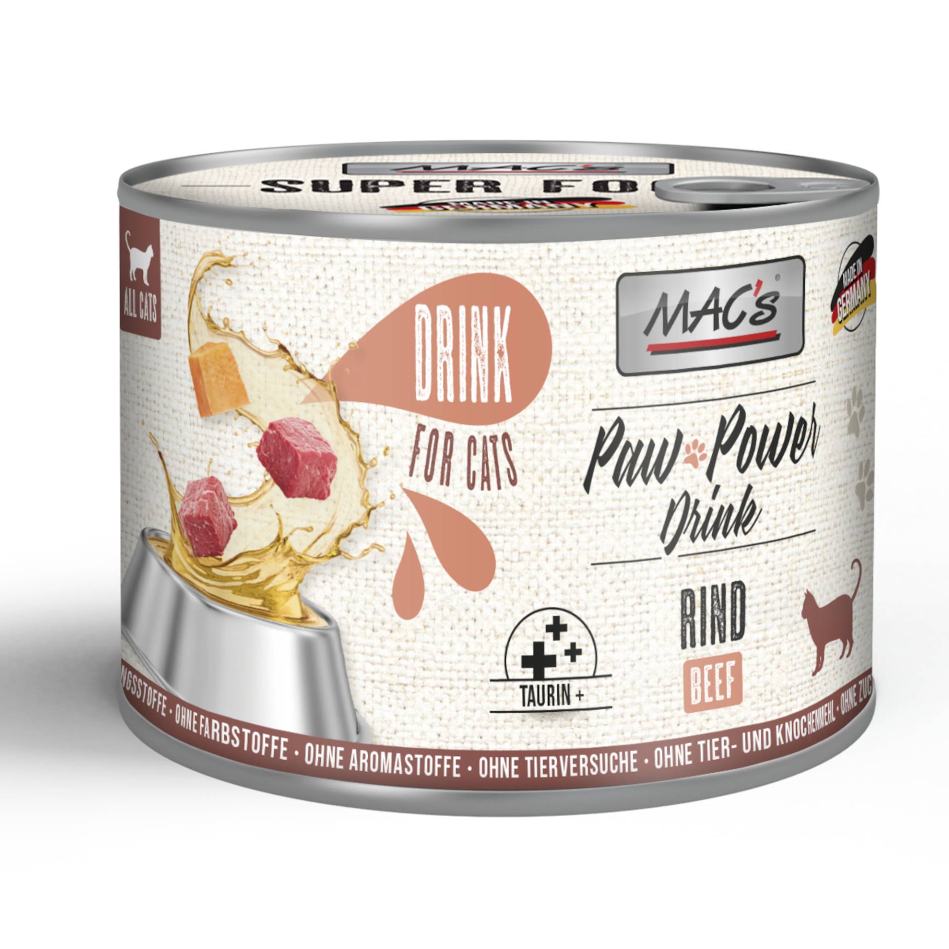 Sparpaket MAC's Cat Paw Power 12 x 185 g - Drink: Huhn Sparpaket MAC's Cat Paw Power 12 x 185 g - Drink: Huhn von MAC's