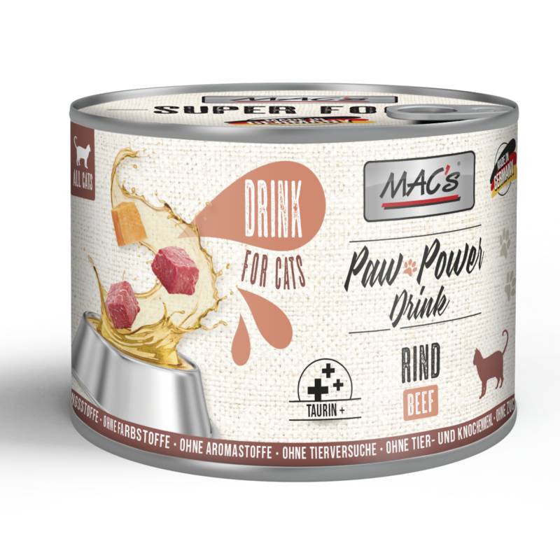 Sparpaket MAC's Cat Paw Power 12 x 185 g - Smoothie: Pute - Verdauung Plus Sparpaket MAC's Cat Paw Power 12 x 185 g - Smoothie: Pute - Verdauung Plus von MAC's