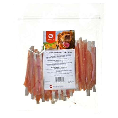 MACED SM Rinderstäbe weiß mit Huhn 500g MACED SM Rinderstäbe weiß mit Huhn 500g von MACED