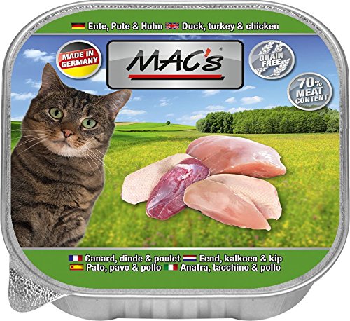 MACs Cat Ente, Pute, Huhn | 16x 85g Katzennassfutter von MAC's