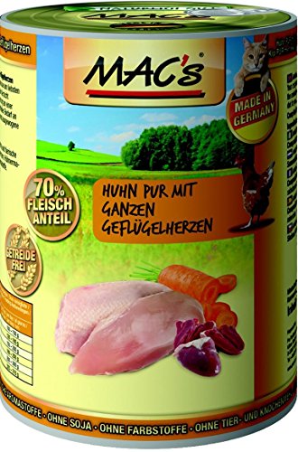 MAC´s Huhn und Geflügelherzen 6 x 400g (-5% von MAC's