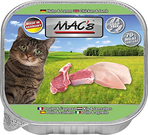 MACs Cat Huhn & Lamm | 16x 85g Katzennassfutter von MAC's