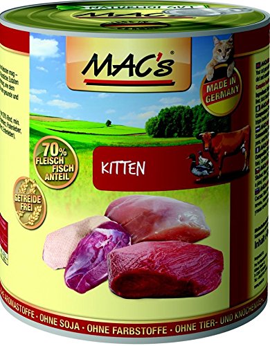 MACs Cat Kitten | 6x800g Katzennassfutter von MAC's