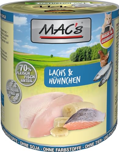 6 x Macs Cat Lamm & Pute 800g Dose von MAC's