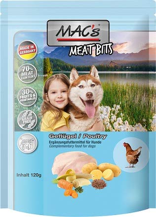 MACs Dog Meat Bits Geflügel | 9X 120g von MAC's