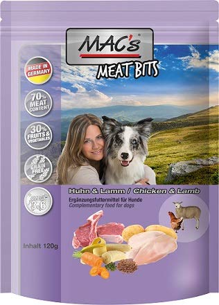 MAC's Dog Meat Bits Snack mit Huhn & Lamm 9x120g von MAC's