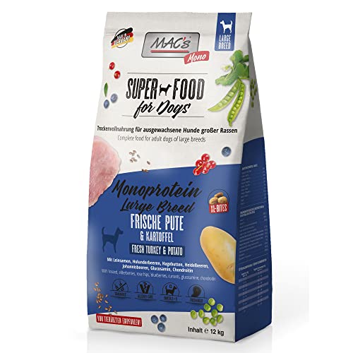 MAC's Dog Mono Adult Large Breed Pute 12 kg MAC's Dog Mono Adult Large Breed Pute 12 kg von Mac's