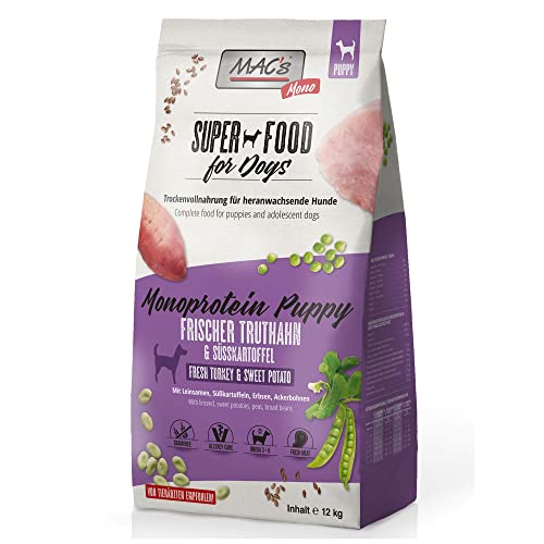 MAC's Dog Superfood Monoprotein Puppy Truthahn 12kg von Mac's