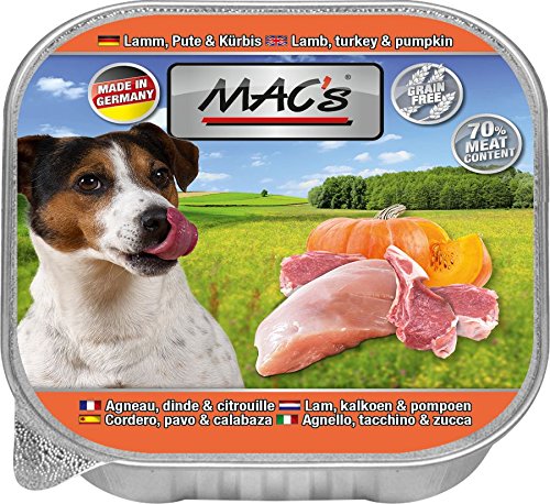 MACs Dog Pute & Heidelbeeren | 6X 200g Hundefutter nass von MAC's