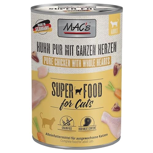 MACs Mac´s Katze Sparpaket | 60 x 400g | Sorten frei wählbar | Nassfutter MACs Mac´s Katze Sparpaket | 60 x 400g | Sorten frei wählbar | Nassfutter von MAC's