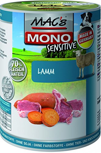 MACs | Mono Sensitive Lamm | 6 x 400 g von MAC's