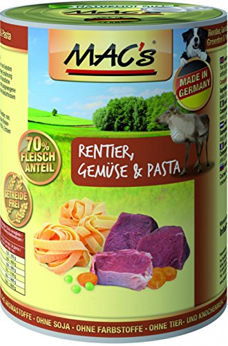 Macs Dog Rentier. Nudeln & Gemüse (6 x 400g Dose) von MACs