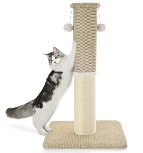 Made4Pets Kratzbaum für Katzen, Beige, Größe M von MADE 4 PETS