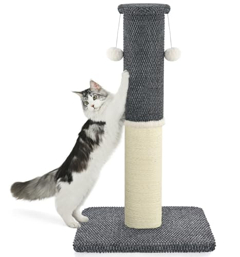 Made4Pets Kratzbaum für Katzen, Dunkelgrau, Größe M, MAMT0211DGY-M von MADE 4 PETS
