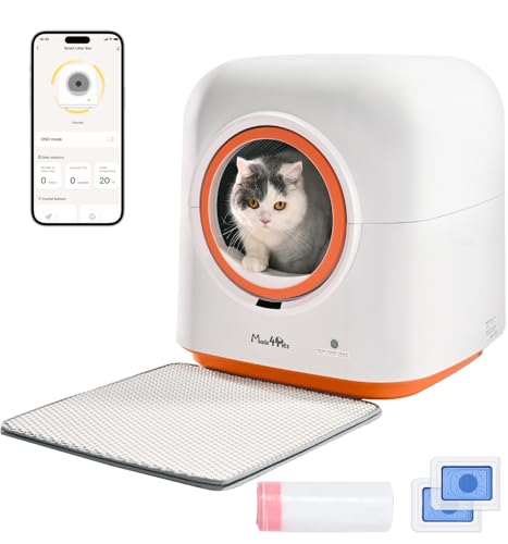 Made4Pets Selbstreinigende Katzentoilette, automatisch, elektronisch, freihändig, intelligenter Roboter, selbstreinigende Katzentoilette Made4Pets Selbstreinigende Katzentoilette, automatisch, elektronisch, freihändig, intelligenter Roboter, selbstreinigende Katzentoilette von MADE 4 PETS