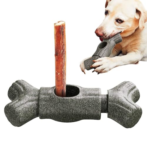 MAFLYXDA Bully Stick Halter für Hunde, BPA-freier Hundekauhalter Sicherheitsvorrichtung gegen Ersticken, lang anhaltendes Spielen, leicht zu reinigen, passt verschiedene Bully Sticks von MAFLYXDA