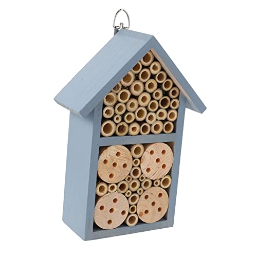 MAGICLULU 1 Stück Insektenbienennest vogelhaus außen gartendeko rostoptik hive schmetterlingshaus Nisthaus Gärten Bienenstock Insektenhaus Marienkäfer Kabine Bienenhaus aus Holz Eisen Blue MAGICLULU 1 Stück Insektenbienennest vogelhaus außen gartendeko rostoptik hive schmetterlingshaus Nisthaus Gärten Bienenstock Insektenhaus Marienkäfer Kabine Bienenhaus aus Holz Eisen Blue von MAGICLULU