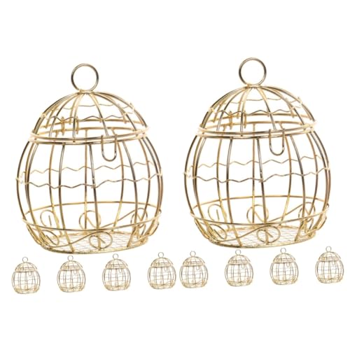 MAGICLULU 10 STK Süßigkeiten Box Metalldekor Vogelkäfig-Hochzeitsgeschenkkartenhalter Koffer Golddekor Vogelkäfig-Süßigkeiten-Boxen aus Metall Mini Verpackung Spielzeug MAGICLULU 10 STK Süßigkeiten Box Metalldekor Vogelkäfig-Hochzeitsgeschenkkartenhalter Koffer Golddekor Vogelkäfig-Süßigkeiten-Boxen aus Metall Mini Verpackung Spielzeug von MAGICLULU