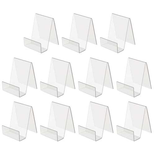 MAGICLULU 10 Acryl-Buchständer Transparent Transparent Staffelei Tablet-Halter Präsentieren Von Bildern Notizbüchern Musikblättern Kunstwerken CDs MAGICLULU 10 Acryl-Buchständer Transparent Transparent Staffelei Tablet-Halter Präsentieren Von Bildern Notizbüchern Musikblättern Kunstwerken CDs von MAGICLULU