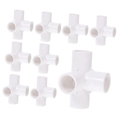 MAGICLULU 10 Stück PVC -Ellbogenzubehör im Freien Rohrverbinder für Gewächshausschuppen Rohrverbinder für Gewächshäuser Rohrverschraubung Zeltgelenkverbinder PVC-Rohrverbinder Weiß MAGICLULU 10 Stück PVC -Ellbogenzubehör im Freien Rohrverbinder für Gewächshausschuppen Rohrverbinder für Gewächshäuser Rohrverschraubung Zeltgelenkverbinder PVC-Rohrverbinder Weiß von MAGICLULU