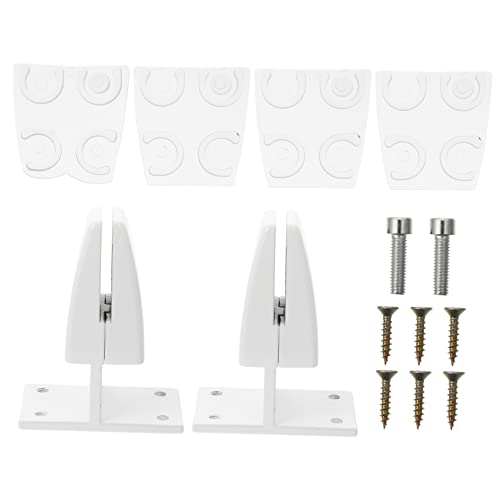 MAGICLULU Stützklammer Für Schreibtischtrennwände 2 Stück Klemme Für Schreibtischtrennwände Stabile T-förmige Glas-schallwandklemmen Zur Konzentration Zufällige Farbe von MAGICLULU
