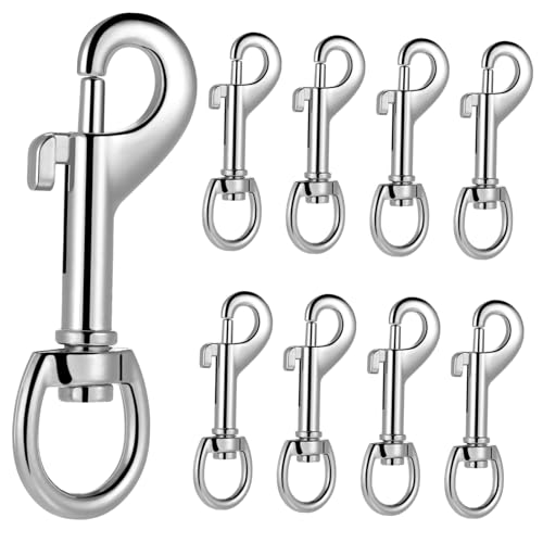 MAGICLULU 24 Stück Schloss Aus Zinklegierung Schwenkbare Schnappclips Schnappen Schwenkriegelverschluss Karabinerhaken Für Die Hundeleine Haustier Führen Karabiner-karabinerhaken-Clips von MAGICLULU