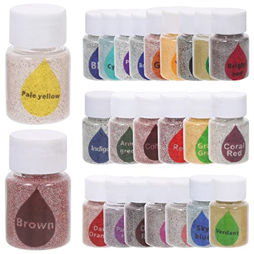 MAGICLULU Kinderwerkzeuge Pigment 24 pcs Krawattenpigmente Stofffärbenpigmente DIY Krawattenfarbe Pulver Kinder Erwachsene Krawattenpulver Gadgets Für Kinder Dekorationswerkzeuge von MAGICLULU