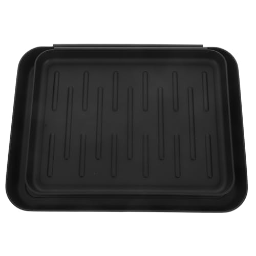 MAGICLULU 2st Schuhplattenpolster Milchshake- Schnuller Multifunktionstablett Übergroßes Tablett Kit-Ring Auftauschale Hundenapf Tablett Wildfresser Auto Black Plastik MAGICLULU 2st Schuhplattenpolster Milchshake- Schnuller Multifunktionstablett Übergroßes Tablett Kit-Ring Auftauschale Hundenapf Tablett Wildfresser Auto Black Plastik von MAGICLULU
