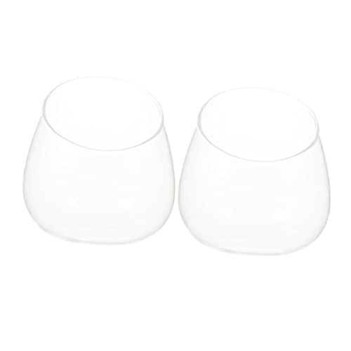 MAGICLULU 2stücke Blume Vase Terrarium Für Pflanzen Und Aquarien Transparente Kugel Mit Offenem Design Für Moderne Wohnräume Kerzenhalter von MAGICLULU