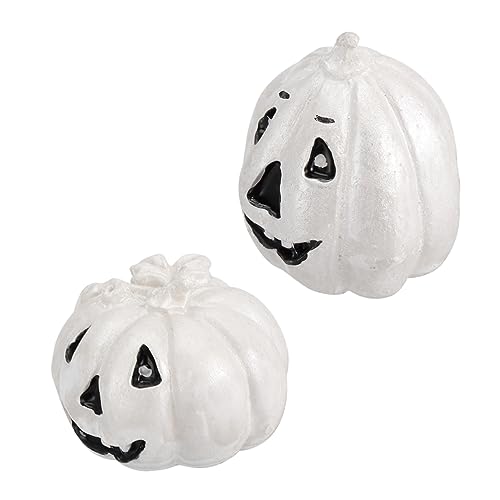 MAGICLULU 2stücke Halloween Kürbis Dekoration Für Aquarium Fischbecken-Ornament Natürliche Versteckhöhle Für Garnelen Fische Geeignet Für Halloween-Dekoration von MAGICLULU