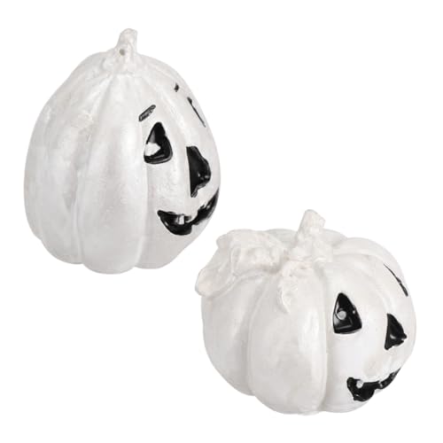 MAGICLULU 2stücke Kürbis-Aquarium-Dekoration Kürbis-Halloween-Dekoration Aquarium-Ornament Fischtank-Dekoration Versteckhöhle Fischunterstand Für Fische Garnelen von MAGICLULU