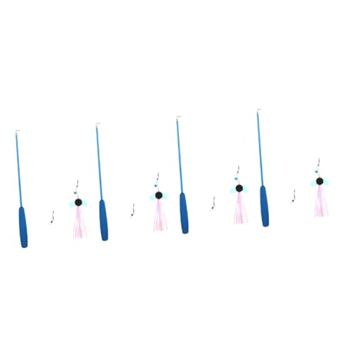 MAGICLULU 4 Stücke Katze Training Interaktive Kätzchen Necken Spielzeug Leichte Tragbare MAGICLULU 4 Stücke Katze Training Interaktive Kätzchen Necken Spielzeug Leichte Tragbare von MAGICLULU