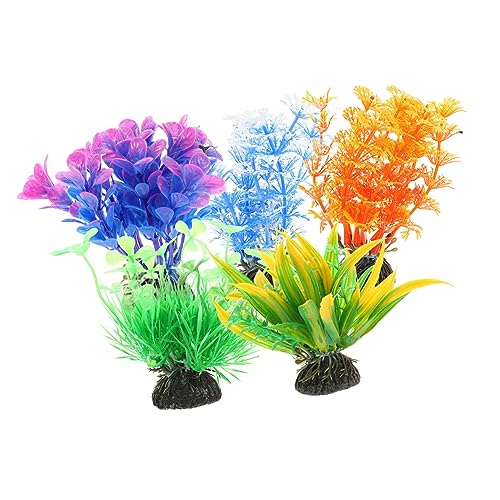 MAGICLULU 5Stücke Künstliche Wasserpflanzen Teiliges Für Aquarien Lebensechte Dekorationen Pflegeleichte Aquarienpflanzen Für Teiche Und Fischbehälter Für Angenehme MAGICLULU 5Stücke Künstliche Wasserpflanzen Teiliges Für Aquarien Lebensechte Dekorationen Pflegeleichte Aquarienpflanzen Für Teiche Und Fischbehälter Für Angenehme von MAGICLULU