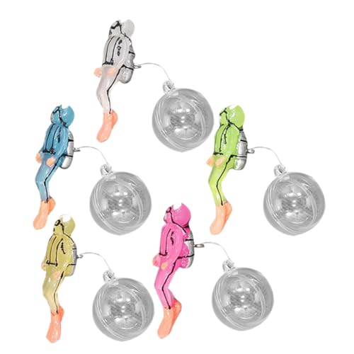 MAGICLULU 5sätze Aquarium Schwimmender Taucher Dekoration Simulation Taucher Ornament Deko Für Zuhause Aquarium Zubehör Decor von MAGICLULU