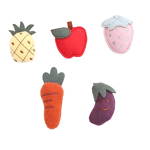 MAGICLULU Molaren Spielzeug für Katze Kätzchen Zähneknirschen Haustier Interaktives Spielzeug Obst Gemüse Design MAGICLULU Molaren Spielzeug für Katze Kätzchen Zähneknirschen Haustier Interaktives Spielzeug Obst Gemüse Design von MAGICLULU