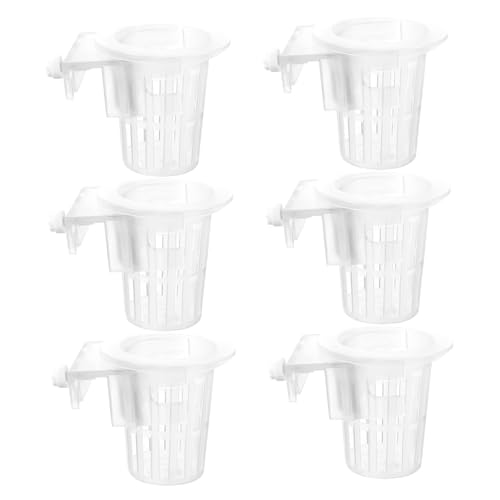 MAGICLULU 6 Stück Aquarien Pflanzenhalter Transparent Pflanztöpfe mit Haken Für Hydroponik Wasserpflanzen Aquascaping Fischbecken Dekoration Stabil und Vielseitig MAGICLULU 6 Stück Aquarien Pflanzenhalter Transparent Pflanztöpfe mit Haken Für Hydroponik Wasserpflanzen Aquascaping Fischbecken Dekoration Stabil und Vielseitig von MAGICLULU