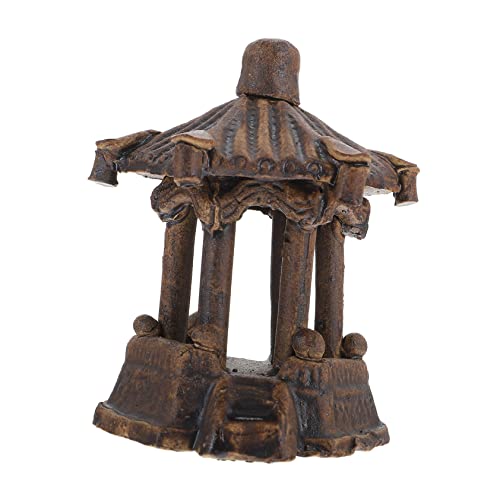 MAGICLULU Aquarium Dekoration Keramik Tank Ornament Zarte Form Desktop Pavillon Fisch Tank Deko Leicht Zu Verstauen Natürliche Modellierung Für Aquarien von MAGICLULU
