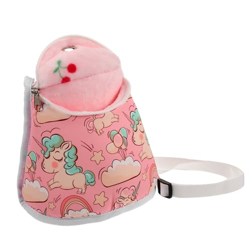 MAGICLULU Hamster Aus Tasche Meerschweinchen Reisetasche Kleine Tragetasche Für Haustiere Haustierzubehör Hamster-Reisetasche Tragetasche Für Ratten Tasche Zum Mitnehmen Flanell Reisen Hase von MAGICLULU