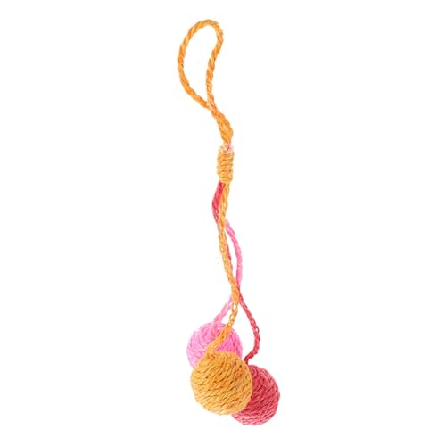 MAGICLULU Katzenbälle Spielzeug für Hauskatzen Interaktive Sisalglocke 3 Farben MAGICLULU Katzenbälle Spielzeug für Hauskatzen Interaktive Sisalglocke 3 Farben von MAGICLULU