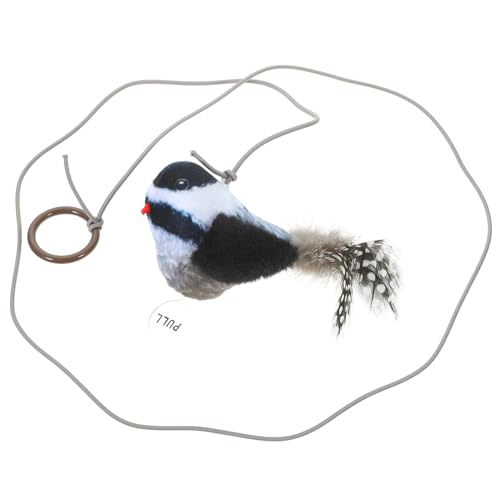 MAGICLULU Katzenspielzeug Interaktives Vogelspielzeug Zum Fangen Von Katzen Lustiges Vogelspielzeug Zum Aufhängen An Der Tür Zum Necken Von Katzen Interaktives Haustierspielzeug von MAGICLULU