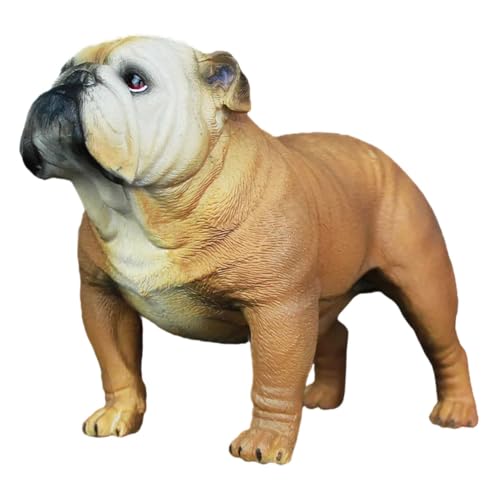 MAGICLULU Kognitives Hundespielzeug Für Nachgemachtes Hundespielzeug Hundeschmuck Aus Kunststoff Hundemodell Für Desktop-hundedekoration Simuliertes Hundemodell Plastik Brown von MAGICLULU