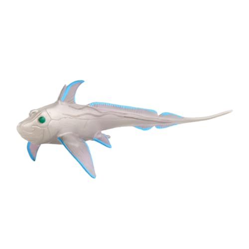 MAGICLULU Lebensechtes Rattenfisch Modellspielzeug Simulationsfigur für Kinder Pädagogisches Tiermodell Aquarien Dekoration aus Sicherem Kunststoff von MAGICLULU