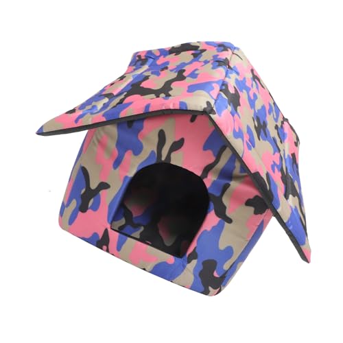 MAGICLULU Katzenheim Wetterfestes Hundehaus Isoliertes Haustiernest Waschbar Katzenhaus Dekoratives Kätzchenhaus MAGICLULU Katzenheim Wetterfestes Hundehaus Isoliertes Haustiernest Waschbar Katzenhaus Dekoratives Kätzchenhaus von MAGICLULU