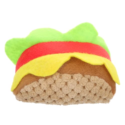 MAGICLULU Hundespielzeug Plüsch Quietschspielzeug Für Hunde Haustierspielzeug Für Hunde Burgerform MAGICLULU Hundespielzeug Plüsch Quietschspielzeug Für Hunde Haustierspielzeug Für Hunde Burgerform von MAGICLULU