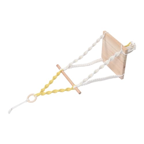 MAGICLULU Rustikales Boho Hängeregal für Pflanzen und Wohnaccessoires Langlebig für Wohnzimmer Schlafzimmer und Moderne Innendekoration von MAGICLULU